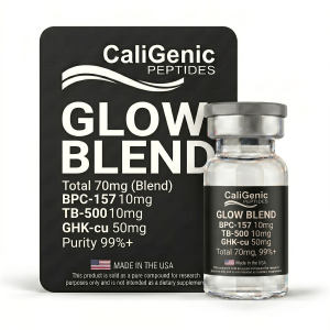 GLOW GHK-Cu (50mg) / BPC-157 (10mg) / TB500 (10mg) 99%+